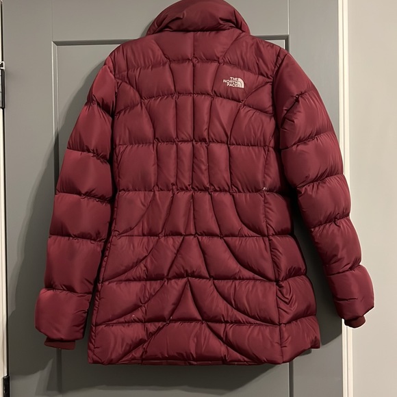 North Face 600 Down Coat Burgundy - Picture 3 of 3